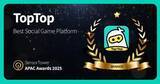 「TopTop、「Sensor Tower APAC Awards 2025」にて「Best Social Game Platform」を受賞」の画像1