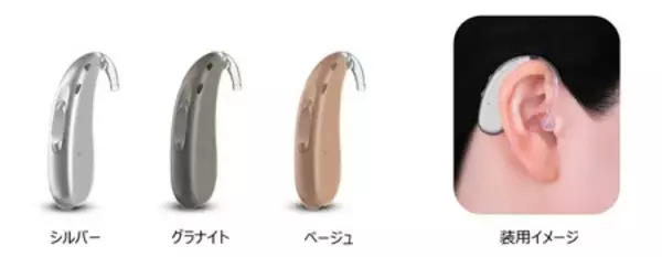 「高出力と使いやすさを備えた耳かけ型補聴器「HB-T1」を発売」の画像