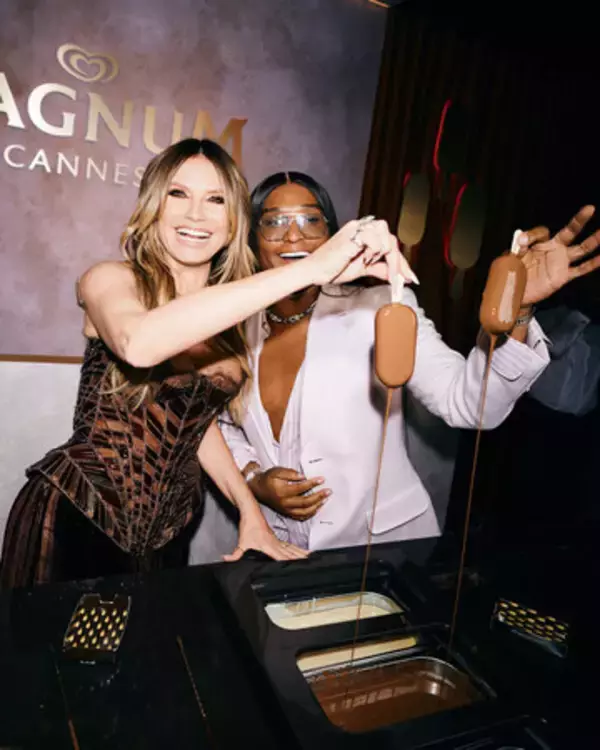 「Heidi KlumとLaw Roachが、Adriana Lima、Halsey、Stephen Libby、Lucien Laviscountらと「The House of Magnum®」のローンチを祝福」の画像