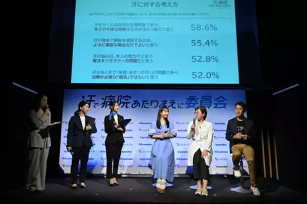 「「汗で病院あたりまえに委員会」が始動！」の画像