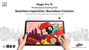 XPPenが「Magic Pro 13」を発売：モバイルでのインスピレーションとプロフェッショナルな創作を結びつける、あらゆるシーンに対応したプロ向け描画タブレット