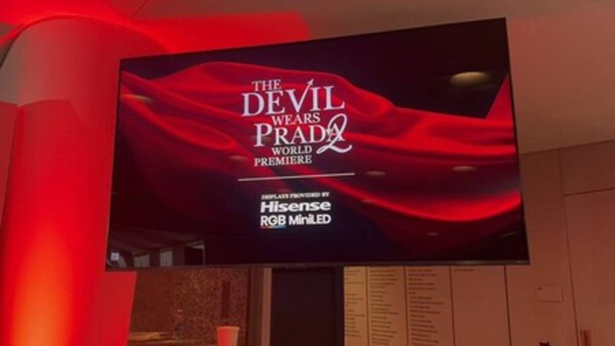 Hisense、「プラダを着た悪魔2（The Devil Wears Prada 2）」（5月1日 