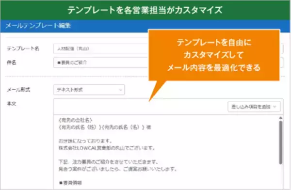 「株式会社LOWCAL様「メールの配信結果を数値で確認 文面の改善や開封率向上に取り組む」を公開」の画像