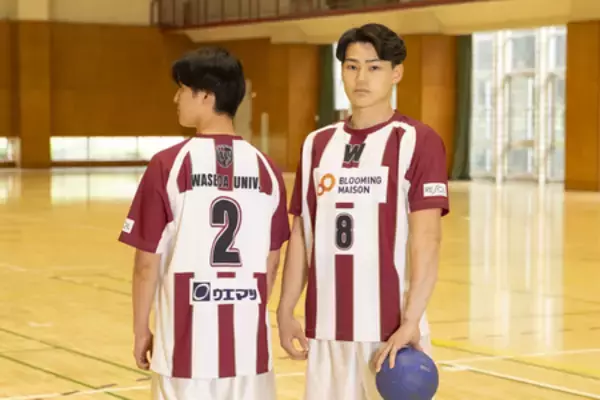 「早稲田大学ハンドボール部　初のユニフォームスポンサー 「東栄住宅」「ウエマツ」「リソルHD」に決定」の画像