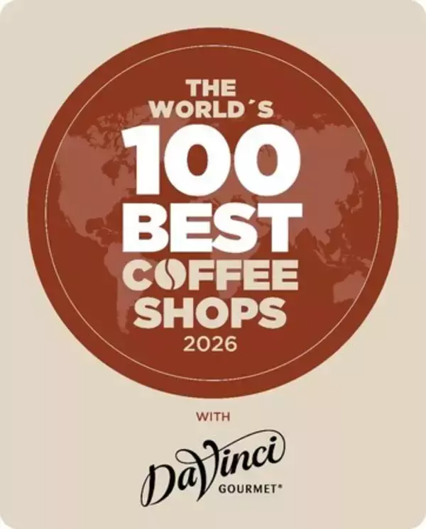 DaVinci Gourmet、 The World's 100 Best Coffee Shops 2026のタイトルスポンサーに選定