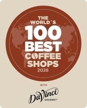 DaVinci Gourmet、 The World's 100 Best Coffee Shops 2026のタイトルスポンサーに選定
