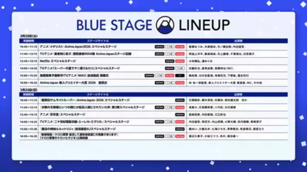 「AJステージ配信プログラム情報公開！ プロモーションパートナーの「ABEMA」では全50ステージを生放送！」の画像
