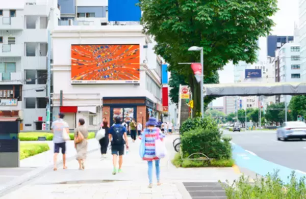 LIVE BOARDとNEORTがコラボ　広告放映のすき間の時間にデジタルアートを放映する「すき間の美術館」を開始