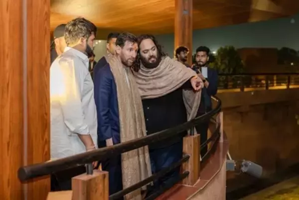 「Lionel Messi氏、Vantaraを訪問し、神聖なインドの伝統と野生生物保護活動における忘れがたい体験を享受」の画像