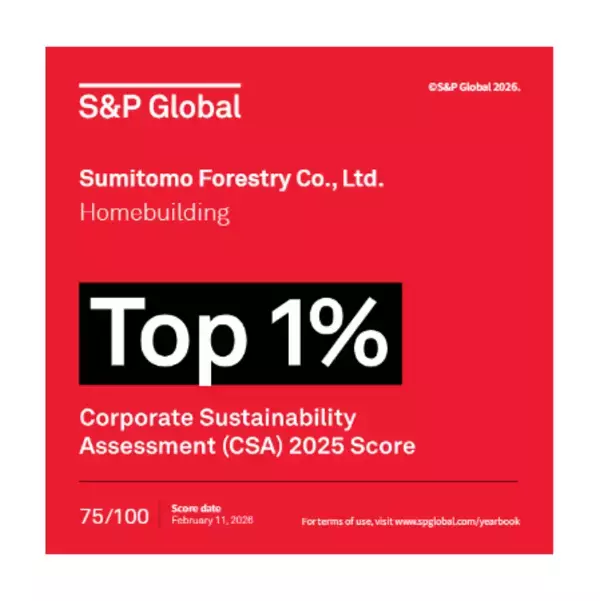 「S＆P 「　The Sustainability Yearbook - 2026 Rankings　」 最高評価の「Top 1%」に8年連続選定」の画像