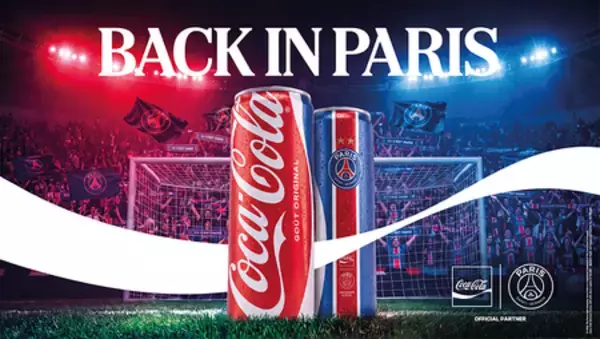 Paris Saint-GermainとCoca-Cola、世界中のファンを結びつける3年間の世界規模の提携を再締結