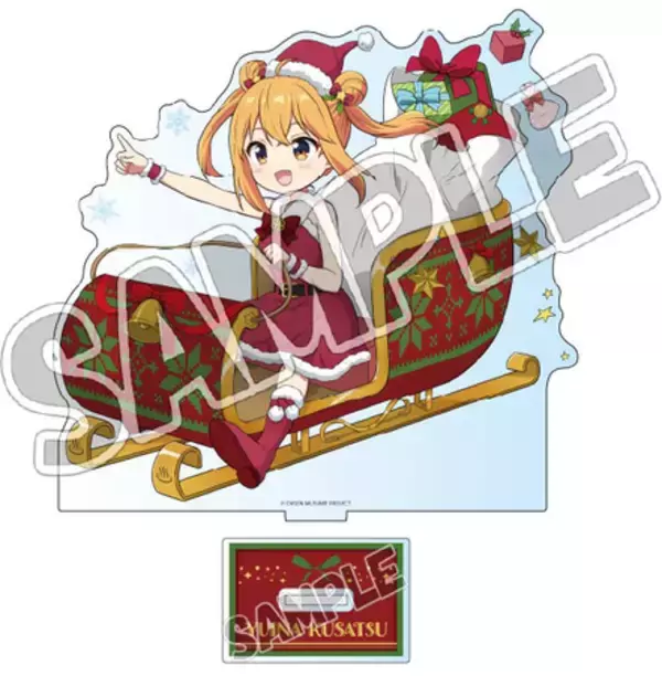 「亀の井ホテル 草津湯畑×温泉むすめ第7弾 サンタに扮した草津結衣奈が新作クリスマスグッズで登場」の画像