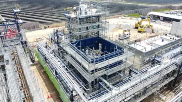 レイズネクストが日揮HDのグリーンアンモニア製造実証プラントを建設