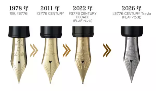 「乾かない万年筆の＃３７７６センチュリーから新ブランド誕生。「＃3776 CENTURY Travia」」の画像