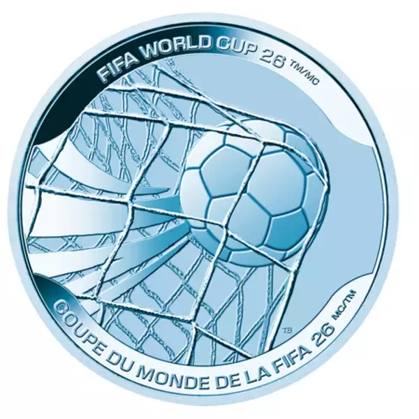 「「ＦＩＦＡワールドカップ２６」公式記念コイン」の画像