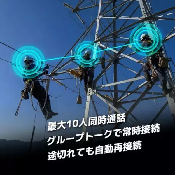 「骨伝導スピーカー式　オープンイヤー無線通信機 『ABCom（エービーコム）』オンライン販売開始」の画像