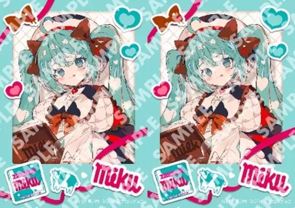 「初音ミク×チロルチョコのコラボ「チロルミク」を記念したプリントシールが登場！」の画像