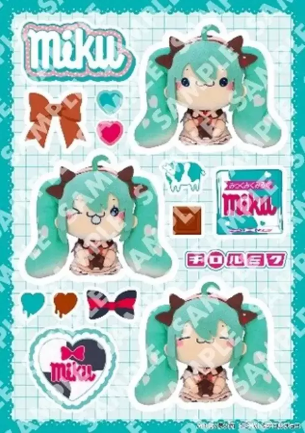 「初音ミク×チロルチョコのコラボ「チロルミク」を記念したプリントシールが登場！」の画像