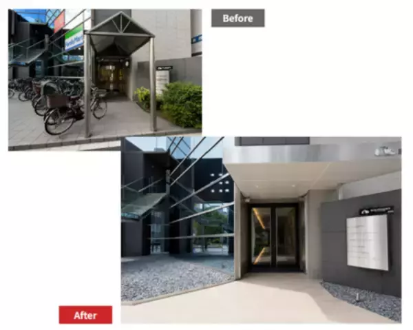 「「ビザプロバンス篠崎」エントランスリニューアル工事を実施しました」の画像