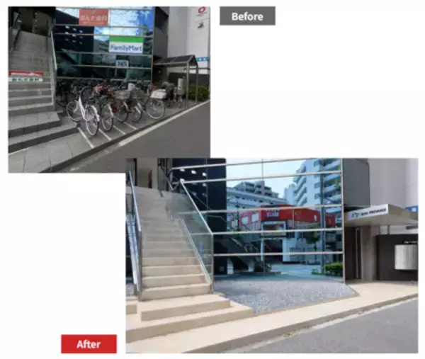 「「ビザプロバンス篠崎」エントランスリニューアル工事を実施しました」の画像