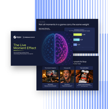 「The Live Moment Effect」：ジーニアス・スポーツとMediaScienceの共同調査により、ライブ・スポーツ中の特定の瞬間がブランド純粋想起率を2倍に