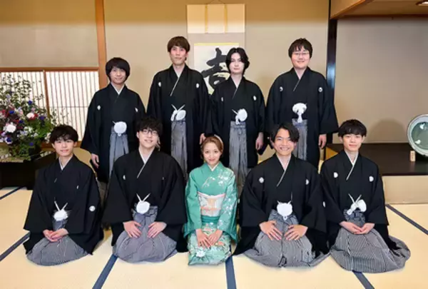 「「Ｓｋｙ presents こちらQuizKnock放送部」放送200回記念！ QuizKnockメンバー8人が和装姿で集結！」の画像