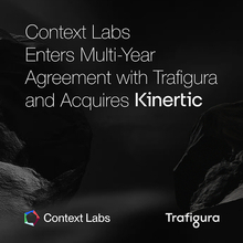 Context Labs、Trafiguraと複数年契約を締結し、炭素情報を反映した商品取引を推進するためKinerticを買収