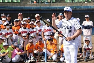 辻発彦氏や井口資仁氏ら元プロ野球選手が越谷市で熱血野球指導！！