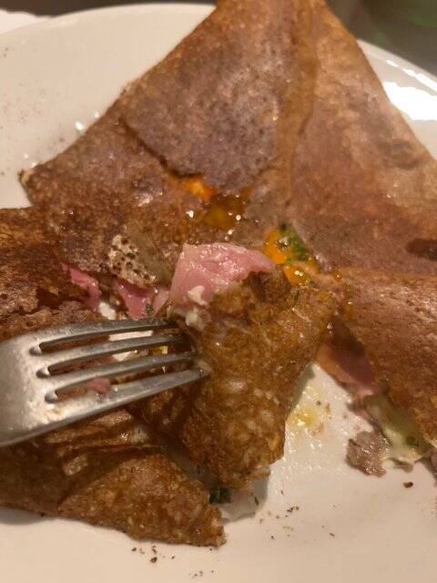 【京都ランチ】ビストロ名店が朝昼クレープリー営業☆シャルキュトリガレット絶品「スリージェ」