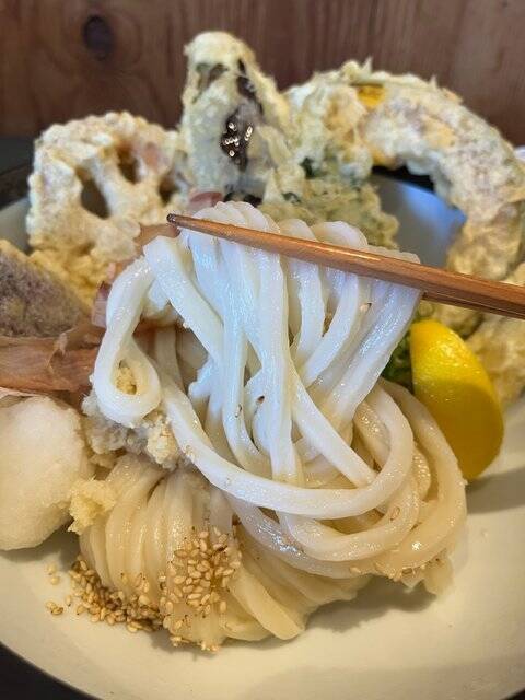 ミシュラン掲載の人気うどん店　もちもちコシ強自家製麺とこだわり天然出汁『イカヅチうどん』