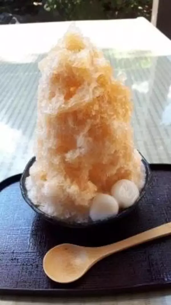「【京都かき氷】定番の抹茶やほうじ茶、個性的かき氷も楽しめます「やわた走井餅老舗」【八幡市】」の画像