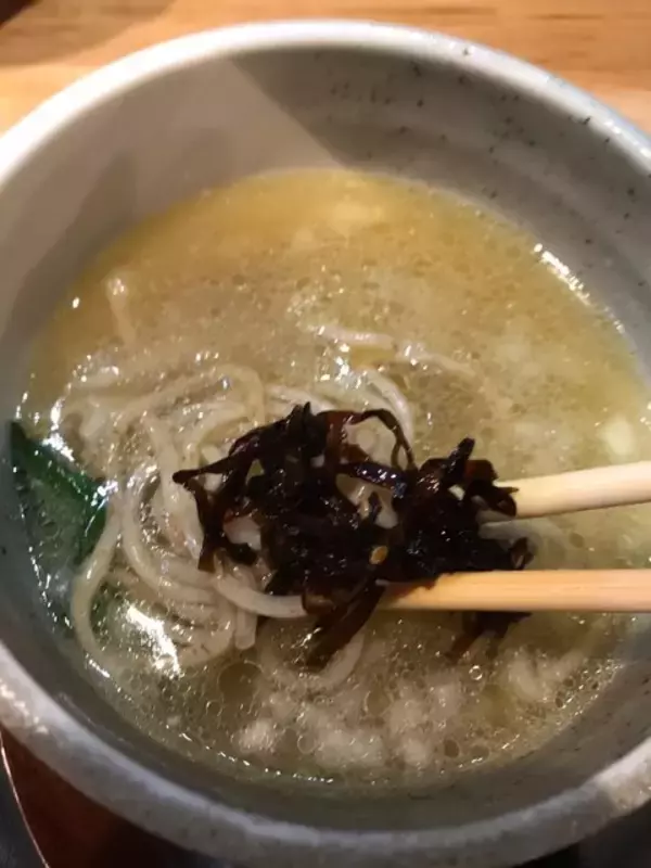 「【京都ランチ】期間限定『昆布水の鶏清湯塩つけ麺』必食☆四条烏丸人気店「麺匠たか松」」の画像