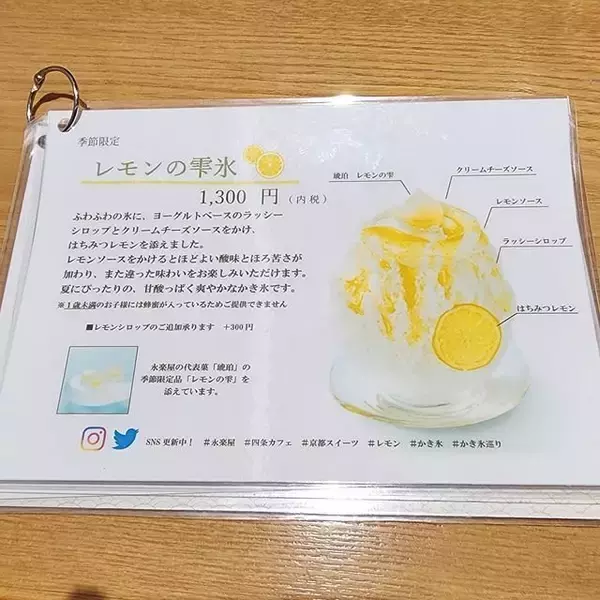 「【京都】意外と穴場 甘味処で限定かき氷！四条河原町の和菓子店「永楽屋 本店」」の画像
