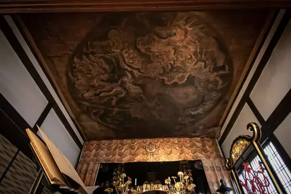 「”力強さと優しさを併せ持つ美”☆尊陽院の「いのりの天井画」公開【京都・本法寺塔頭】」の画像