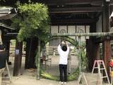 「【京都ぶらり】珍しい夏越の祓『茅の輪』づくり風景も☆桜の名所「平野神社」」の画像4
