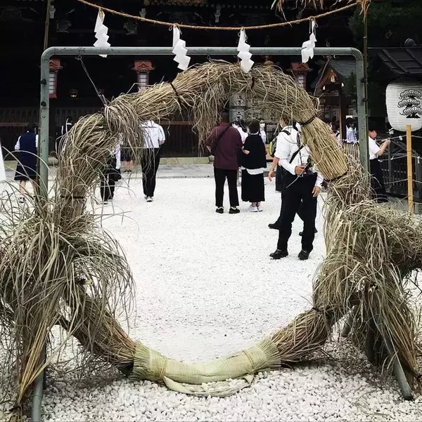 「【京都ぶらり】北野天満宮で夏越の祓“茅の輪くぐり”＆“天神さん”行ってきました☆」の画像