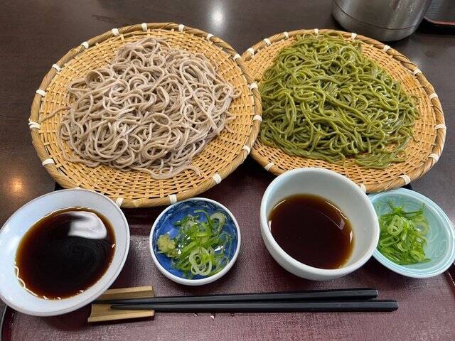 【京都ランチ】石臼挽き国産十割＆宇治抹茶の食べ比べ蕎麦は増量無料☆和食店「閑清居」