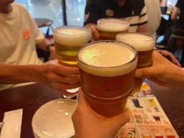 「【京都居酒屋】京都駅前ヨドバシの好立地☆スポーツ観戦もできる英国風パブ「HUB京都」」の画像