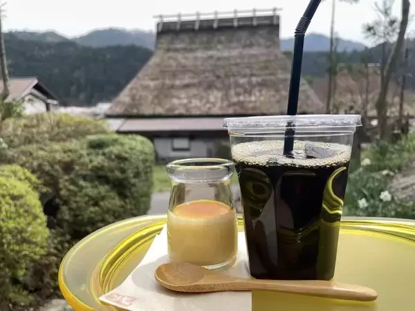 「かやぶきの里『美山町』にたたずむプリンが美味しい小さなカフェ「美卵（みらん）」」の画像