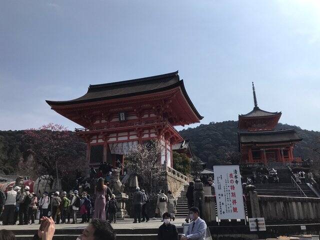 【話題】京都随一の観光スポット清水寺にボソっとつぶやき横たわる巨大こけしが！！