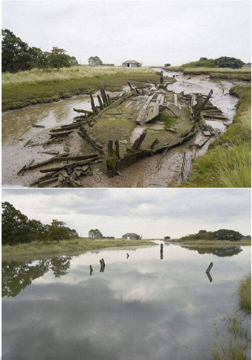 同じ場所とは思えない 干潮と満潮を比較した写真いろいろ 13年1月11日 エキサイトニュース