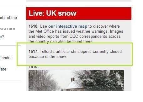 イギリスでスキー場が閉鎖になった理由が 皮肉すぎる と話題に 13年1月22日 エキサイトニュース