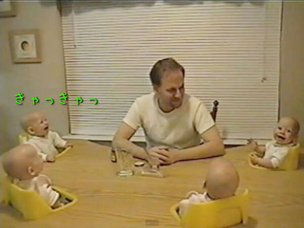 4つ子の赤ちゃんのパパになると こんな幸せが待ってるんだ 動画 2013年5月19日 エキサイトニュース