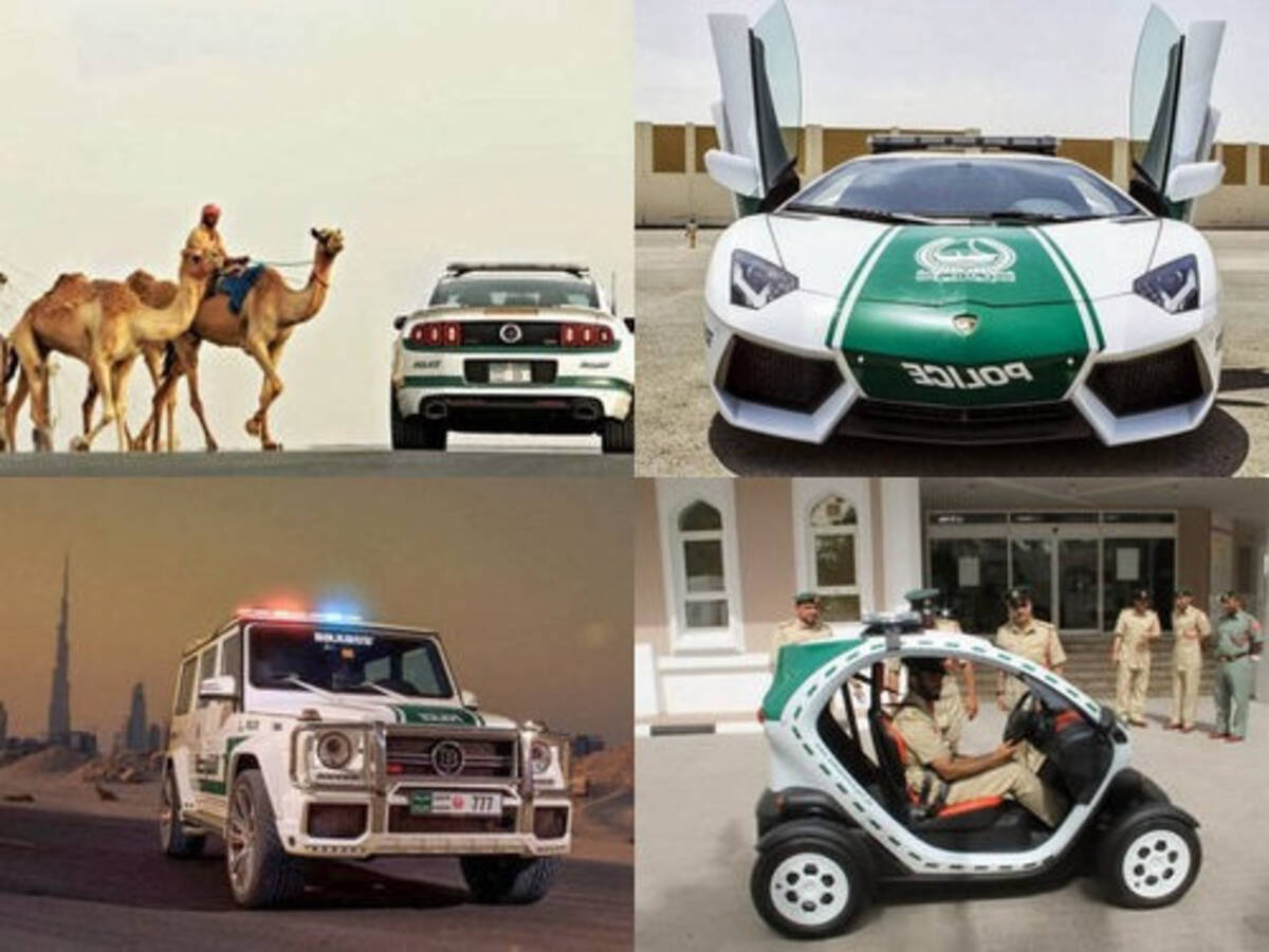 さすがお金持ちの国 ドバイ警察はパトカーの次元が違った 14車種の価格 14年3月9日 エキサイトニュース
