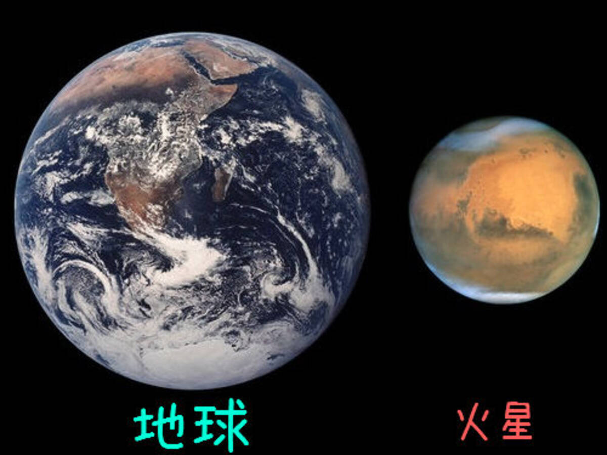 地球から見た火星 と 火星から見た地球 を見比べた写真 海外の反応 15年6月7日 エキサイトニュース