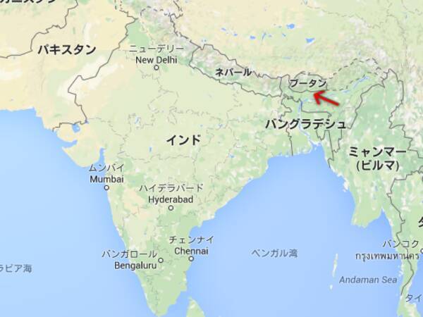 ここはインドとブータンの国境 あまりに違うと驚かれていた写真 15年8月29日 エキサイトニュース