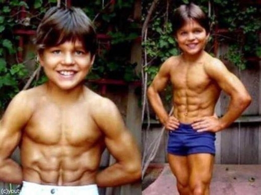 世界最強 ボディービルダーを目指すルーマニアの7歳と9歳の筋肉ムキムキ兄弟が話題 14年6月2日 エキサイトニュース
