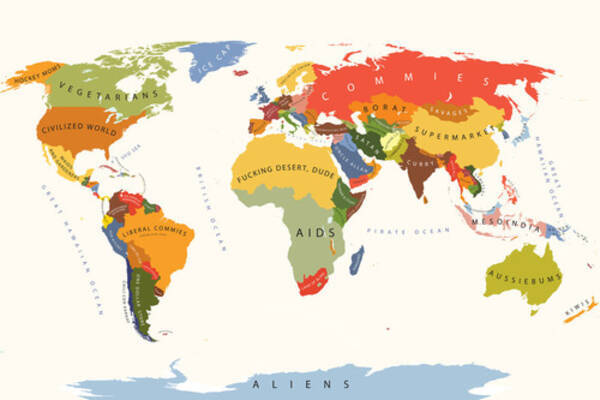 想像以上にひどかった アメリカ人のイメージする世界地図 18年10月14日 エキサイトニュース