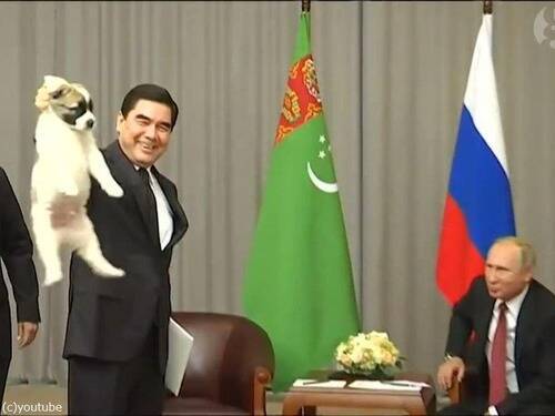 プーチン大統領でさえ 犬の正しい抱き方は知っている 18年10月19日 エキサイトニュース