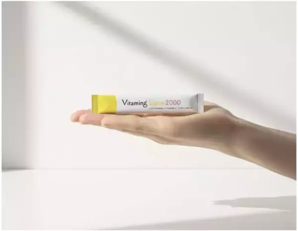 1包にビタミンCを2,000mg配合、「Vitaming Lipos」新登場！